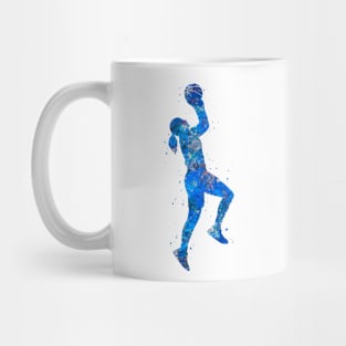 Basketball girl - blue Mug